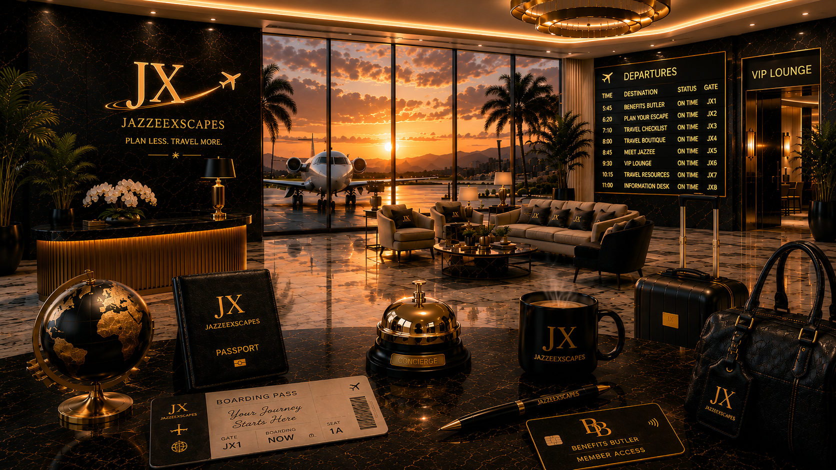 The JazzeeXscapes Terminal Lobby